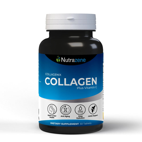 Nutrazene Collagenix collagen supplement for skin elasticity, joint support, and hair strength