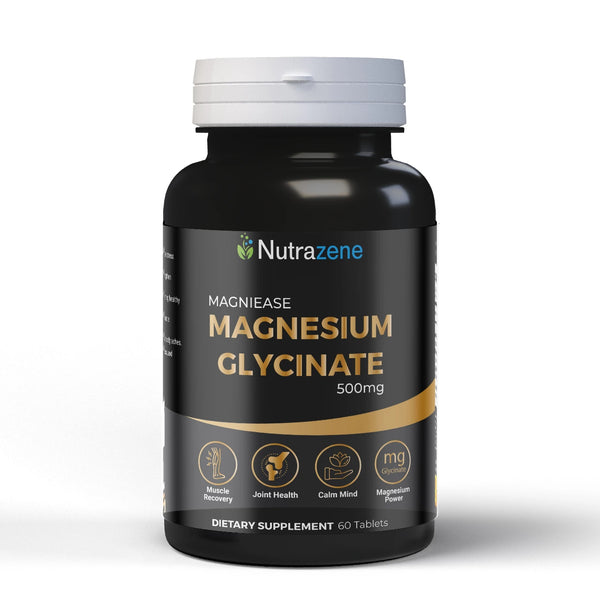 Nutrazene MagniEase magnesium supplement for muscle recovery, stress relief, and better sleep quality